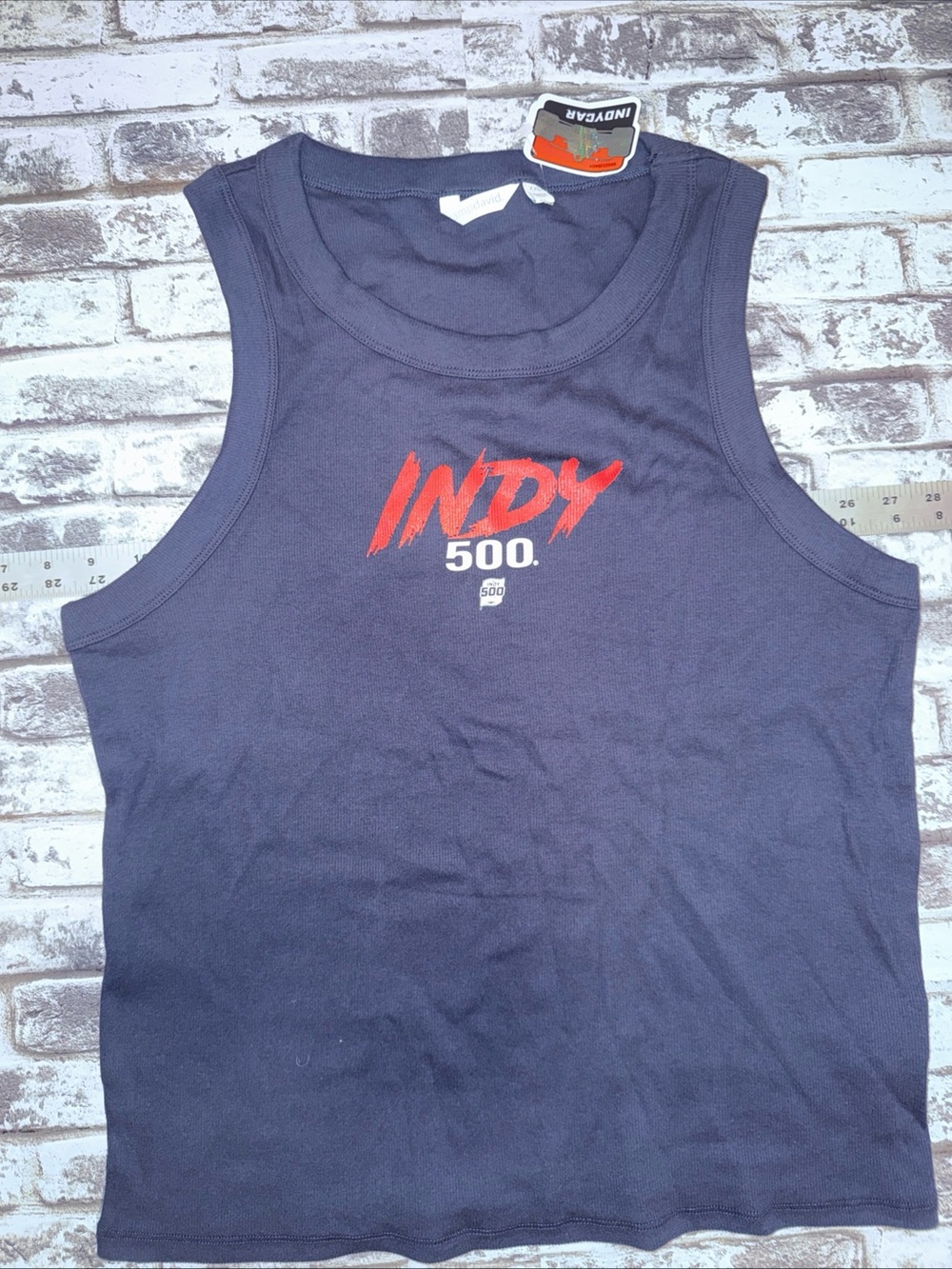 Camp David Indy 500 women’s ribbed tank top (XXL) - NWT